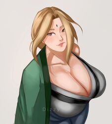  1girls 2022 bare_shoulders big_breasts blonde_female blonde_hair blush boruto:_naruto_next_generations brown_eyes busty cleavage dizzy_nsfw female female_focus female_only forehead_jewel forehead_mark fully_clothed hokage huge_breasts inner_sideboob large_breasts light-skinned_female light_skin lips lipstick looking_to_the_side makeup mature mature_female milf naruto naruto_(classic) naruto_(series) naruto_shippuden oppai pink_lips pink_lipstick pinup pose posing presenting_breasts shounen_jump solo solo_female solo_focus sweat sweatdrop thick_thighs thighs tsunade voluptuous 