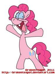 2011 3:4 alpha_channel blue_sclera brokenteapot buckteeth crossover cutie_mark earth_pony equid equine female friendship_is_magic fur hair happy hasbro horse mammal my_little_pony open_mouth pink_body pink_fur pink_hair pinkie_pie_(mlp) pinky_(warner_brothers) pinky_and_the_brain pony solo tail teeth text url warner_brothers