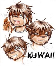 anthro kuwai lutrai male mammal mustelid ollie_canal open_mouth otter solo tongue yawn