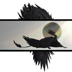  1:1 2018 2d_animation alpha_channel ambiguous_gender animated avian beak black_bars black_body black_feathers digital_media_(artwork) dragon european_mythology feathered_dragon feathered_scalie feathered_wings feathers feral flying frame_by_frame gryphon hi_res hybrid loop mythological_avian mythological_creature mythological_scalie mythology ostinlein scalie short_playtime simple_background solo tail walk_cycle walking western_dragon wings wyvern 