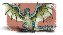  2018 capcom digital_media_(artwork) dragon drerika horn male monster_hunter mythological_creature mythological_scalie mythology scalie tail watermark wings 