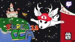  16:9 2025 ambiguous_gender annoyed antlers arms_out avian beak bird black_eyes box_art carnaltwin clothing constellation corvid corvus_(genus) flag flower flying fur ghost grass hat headgear headwear horn inner_ear_fluff jackalope lagomorph levitation mammal mario_bros nintendo oscine passerine pawpads paws peach&#039;s_castle plant pointy_ears prick_ears raven sky solo_focus spirit star starry_sky stork super_mario_64 text tuft twitch.tv water watermark white_body white_fur widescreen wing_cap wings yoshi&#039;s_island 
