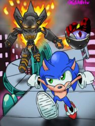  3:4 blue_eyes creepypasta dr._eggman eulipotyphlan fire furnace furnace_(dumbie_dumbie) green_eyes hedgehog human male mammal metal_sonic nightzombie red_body red_skin sega solo sonic.exe_(creepypasta) sonic_the_hedgehog sonic_the_hedgehog_(series) starved_(creepypasta) starved_eggman_(dumbie_dumbie) 