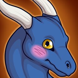  1:1 blush deerdaddy13 dragon embarrassed ezurth feral headshot_portrait horn icon looking_at_viewer male mythological_creature mythological_scalie mythology portrait reaction_image scalie simple_background solo yellow_eyes 