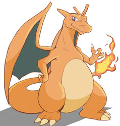  ambiguous_gender blue_eyes charizard dragon european_mythology generation_1_pokemon mythological_creature mythological_scalie mythology nintendo pokemon pokemon_(species) scalie simple_background solo tail thegreatmatsutzu western_dragon white_background 