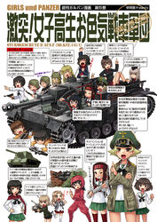  6+girls akiyama_yukari bolt_action caesar_(girls_und_panzer) commentary_request emblem erwin_(girls_und_panzer) gekitotsu!_joshikousei_oiroke_sensha_gundan girls_und_panzer gun handgun kadotani_anzu katahira_masashi katyusha_(girls_und_panzer) kawashima_momo kay_(girls_und_panzer) kuromorimine_military_uniform mauser_98 military military_uniform military_vehicle momogaa_(girls_und_panzer) motor_vehicle mp40 multiple_girls nekonyaa_(girls_und_panzer) ninja ooarai_(emblem) ooarai_military_uniform ooarai_school_uniform oryou_(girls_und_panzer) photoshop_(medium) piyotan_(girls_und_panzer) pravda_school_uniform rifle saemonza_(girls_und_panzer) saunders_school_uniform school_uniform sturmgeschutz_iii submachine_gun tank thighhighs translation_request turretless_tank uniform walther walther_p38 weapon 