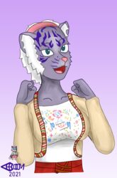  absolute_boom amu_(zyuohger) anthro bust_portrait digital_media_(artwork) doubutsu_sentai_zyuohger felid female mammal pantherine pixel_(artwork) portrait solo tiger 