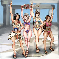  4girls abs alternate_version_available bandai_namco bikini bikini_bottom bikini_top black_hair breasts brown_eyes brown_hair champion championship_belt commission commission_art commissioner_upload daughter death_by_degrees hazel_eyes heterochromia index_finger index_finger_raised julia_chang kazama_jun kyunamaori lana_lei legs long_hair mature mature_female medium_hair michelle_chang milf mother_and_daughter namco red_eye red_eyes short_hair silver_hair swimsuit swimwear take_your_pick tekken tekken_1 tekken_2 tekken_3 tekken_4 tekken_5 tekken_5_dark_resurrection tekken_6 tekken_7 tekken_bloodline tekken_revolution tekken_tag_tournament tekken_tag_tournament_2 thighs toes women&#039;s_world_championship_belt wrestling wrestling_belt wwe wwe_raw_women&#039;s_championship_belt wwe_smackdown_women&#039;s_championship_belt wwe_womens_championship_belt 