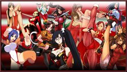  anna_williams arcana_heart battle_fantasia blazblue bloody_roar capcom chun-li coyori darkstalkers dead_or_alive guilty_gear jenny_burtory kasumi_(doa) kuradoberi_jam litchi_faye_ling mei-fang minazuki_kyoko morrigan_aensland rival_schools shiranui_mai soul_calibur street_fighter taki_(soulcalibur) tekken the_king_of_fighters vampire_(game) 