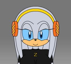  blue_eyes blue_sclera darkshadow digital_media_(artwork) fan_character female flat_colors grey_background microsoft_paint_(artwork) project_x_love_potion_disaster sega simple_background solo sonic_the_hedgehog_(series) zeta_the_echidna 