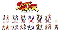  80s adon adon_(street_fighter) america bald birdie birdie_(street_fighter) blonde_hair boxer capcom china claw claws dougi eagle_(street_fighter) england eyebrows facial_hair fighter flag game game_sprite geki gen_(street_fighter) gouken image_manipulation jacket japan joe_(street_fighter) karate karate_gi ken_masters kung_fu lee_(street_fighter) m_bison male male_focus martial_arts mike_bison monk moustache muai_thai muscle muscles ninja oldschool photoshop pixel_art punk red_hair retsu ryu ryuu_(street_fighter) sagat sprite street_fighter street_fighter_1 thailand 