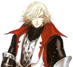  akumajo_dracula blonde_hair castlevania game kojima_ayami konami leon_belmont portrait 