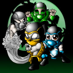  dragon mortal_kombat ninja reptile reptile_(mortal_kombat) scorpion scorpion_(mortal_kombat) smoke smoke_(mortal_kombat) spectral_ninja sub-zero 