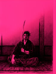  inoue_takehiko male monochrome musashi vagabond 