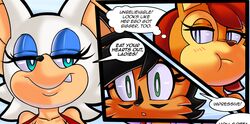  archie_comics bat chipmunk cloudz felid feline female ground_squirrel group hi_res jealous lynx mammal nicole_the_lynx rodent rouge_the_bat sally_acorn sciurid sega shocked sonic_the_hedgehog_(archie) sonic_the_hedgehog_(comics) sonic_the_hedgehog_(series) superbunnygt 