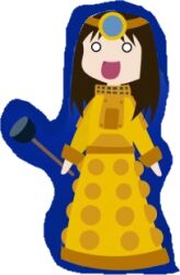  azumanga_daiou dalek dr_who kasuga_ayumu osaka tagme 