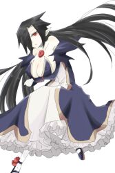  big_breasts black_hair breasts disgaea disgaea_4 dress hair_over_one_eye large_breasts makai_senki_disgaea_4 rule_63 valbatose valvatorez valvatorez_(disgaea) 