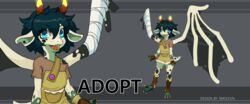  adopted_(lore) anthro dragon drake_(disambiguation) female gnome goblin hi_res horn humanoid mini mythological_creature mythological_scalie mythology scalie smolevn solo 