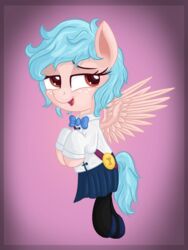  2019 clothed clothing cozy_glow_(mlp) equid equine eyelashes feathered_wings feathers female feral freckles friendship_is_magic hasbro hi_res mammal my_little_pony mythological_creature mythological_equine mythology open_mouth pegasus solo vito wings 