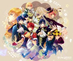  hijirikawa_masato ichinose_tokiya ittoki_otoya jinguuji_ren kurusu_shou megane nanami_haruka_(uta_no_prince_sama) shinomiya_natsuki stells uta_no_prince_sama 