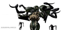  bad_id bad_pixiv_id highres knife latex marionette metal_gear_(series) metal_gear_solid metal_gear_solid_4:_guns_of_the_patriots misawa_kei no_humans photoshop_(medium) power_suit psycho_mantis puppet screaming_mantis the_sorrow 