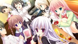  azuma_yoru game_cg hatsuyuki_sakura hontani_kanae kozakai_aya saga_planets shinonome_nozumu shirokuma tamaki_sakura toranosuke 