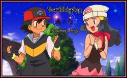  couple dawn_(pokemon) happy movie pokemon pokemon_(anime) pokemon_battle satoshi_(pokemon) 