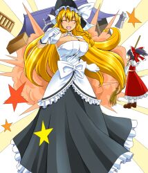  breasts female invincible_marisa kirisame_marisa large_breasts new_super_marisa_land touhou 