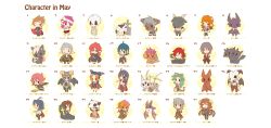  0_0 6+boys 6+girls :d ^_^ animal_ears bad_id bad_pixiv_id bandages bangle bat_(animal) bat_wings blue_hair blush_stickers bracelet brown_hair canine cape cerberus chibi closed_eyes coffin cross cup drinking_glass earrings english_text facial_hair feline fushigi_ebi grave grey_hair hand_in_pocket hand_on_own_hip highres holding horns jewelry lamia long_hair mask may monocle monster_girl moustache mouth_hold multiple_boys multiple_girls navel oerba_yun_fang one_eye_closed open_mouth orange_hair original pentagram pink_hair pointy_ears pumpkin red_hair single_earring skeleton skull smile snake_hair solid_oval_eyes tail thighhighs translated werewolf wine_glass wings wolf_ears wolf_tail zombie 