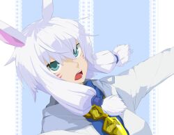  animal_ears blue_eyes female final_fantasy final_fantasy_xiv miqo&#039;te white_hair y&#039;shtola 