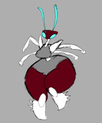  anthro arthropod biomechanical blattodea cockroach female genetic_engineering insects overweight radilyn red_body solo thick_thighs 