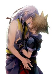  kingdom_hearts male riku_(kingdom_hearts) sora_(kingdom_hearts) tayuya1130 yaoi 