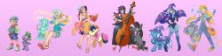  6+girls bonbon_(my_little_pony) duplicate gomipomi highres multiple_girls my_little_pony my_little_pony:_friendship_is_magic 