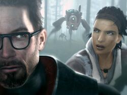  alyx_vance gordon_freeman half_life_2 hunter_(half_life) valve valve_software 