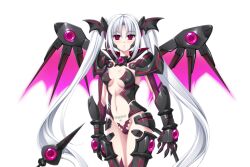  armor bikini_armor blush body_writing breasts center_opening cleavage corruption cowboy_shot dark_persona demon_tail demonic_gear_aria divine_heart_makina empty_eyes expressionless female game_asset gloves kagemusya kurusu_aria large_variant_set long_hair looking_at_viewer magical_girl mechanical_tail mechanical_wings medium_breasts navel non-web_source official_art open_mouth purple_eyes red_eyes self-datamine simple_background solo tachi-e tail tattoo thighhighs transparent_background twintails variant_set very_long_hair white_hair wings 