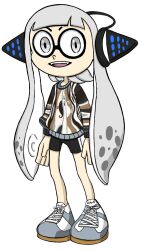  9:16 animal_humanoid bottomwear cephalopod cephalopod_humanoid clothing coleoid colored decapodiform digital_drawing_(artwork) digital_media_(artwork) electronics fan_character female footwear hair headgear headphones headset hi_res humanoid inkling inkling_girl marine marine_humanoid misshiirin missy_(misshiirin) mollusk mollusk_humanoid nintendo open_mouth pattern_clothing pattern_topwear pseudo_hair shoes shorts simple_background smile sneakers solo spandex spandex_clothing spandex_legwear spandex_shorts splatoon squid squid_humanoid sweater tentacle tentacle_hair tight_bottomwear tight_clothing tight_shorts tongue topwear white_background white_eyes white_hair white_sclera 