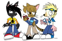  anthro chainsawvamp charles_way domestic_rabbit eulipotyphlan group hedgehog hi_res jonathan_gabriel lagomorph leporid lionhead_rabbit male mammal oryctolagus penny_arcade rabbit spotted_tabby trio tycho_brahe 