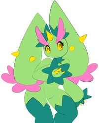  2020 3_fingers cactus elemental_creature elpatrixf fakemon female fingers flora_fauna flower fusion generation_4_pokemon generation_5_pokemon green_body green_skin happy hybrid long_ears lopunny maractus nintendo not_furry open_mouth plant pokemon pokemon_(species) pokemon_fusion simple_background smile solo standing thorns yellow_eyes yellow_sclera 