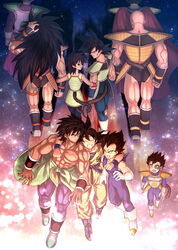  6+boys :o ^_^ abs annoyed arm_around_neck armlet armor arms_at_sides backlighting bald bardock bare_arms bare_shoulders black_eyes black_footwear black_hair black_legwear blue_footwear blurry bokeh boots breasts broly_(dragon_ball_super) brothers cape clenched_teeth closed_eyes closed_mouth clothes_around_waist clothes_writing commentary_request d: depth_of_field dougi dragon_ball dragon_ball_minus dragon_ball_super dragon_ball_super_broly dragon_ball_z father_and_son female fingernails from_above from_behind frown full_body gine gloves grey_hair grin hand_on_own_head happy highres hug king_vegeta light_particles light_smile locked_arms long_hair long_skirt looking_at_another looking_back mattari_illust medium_breasts monkey_tail mother_and_son multiple_boys muscular nappa nervous open_mouth pantyhose paragus_(dragon_ball_super) pectorals photoshop_(medium) profile purple_legwear purple_skirt raditz saiyan_armor scar scar_on_cheek scar_on_chest scar_on_face scouter shadow siblings skirt smile son_goku spiked_hair star_(sky) sweatdrop tail tarble teeth thigh_strap time_paradox topless_male twitter_username vegeta very_long_hair waist_cape walking white_footwear white_gloves wristband 