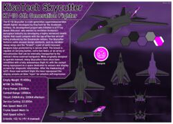  ahkvenir aircraft airplane ambiguous_gender black_body border dire_aircraft dire_machine dire_vehicle english_text group hi_res living_aircraft living_machine living_vehicle looking_at_viewer looking_away machine military model_sheet purple_background simple_background text vehicle white_border worldbuilding 