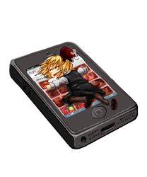  awa_(bihidasu) black_legwear black_skirt blonde_hair cellphone cellphone_photo closed_eyes commentary_request drooling female food from_behind full_body google happy loafers lying meat on_stomach open_mouth phone rumia saliva shoes short_hair single_shoe skirt smartphone solo touhou 