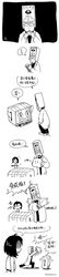  balrog_(cave_story) butt_face cave_story doctor_(cave_story) funny japanese_text misery_(cave_story) speech_bubble translated 