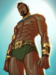  actor black_panther:_wakanda_forever celebrity in_character krisanka latino looking_at_viewer male male_only marvel marvel_cinematic_universe melanin muscles muscular muscular_male namor posing tenoch_huerta 