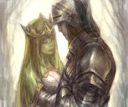  armor couple crown female knight long_hair straight tactics_ogre 