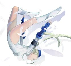  alternate_color armband beret bird black_armband blonde_hair blue_gloves blue_hat bodypaint boots braid breasts cammy_white closed_mouth cofffee dated female fingerless_gloves full_body garrison_cap gloves hat highleg highleg_leotard leotard long_hair medium_breasts ribbed_leotard solo street_fighter street_fighter_ii_(series) thighs twin_braids twitter_username white_background white_boots white_leotard 