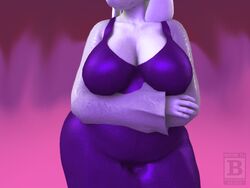  3d_(artwork) 4:3 anthro belly blx24 bovid breasts caprine cleavage clothed clothing curvy_figure digital_media_(artwork) dress female fully_clothed goat mammal mature_anthro mature_female overweight overweight_anthro overweight_female purple_clothing purple_dress slightly_chubby solo standing toriel torso_shot undertale undertale_(series) 