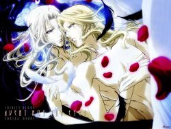  abel_nightroad cain petals trinity_blood wings 