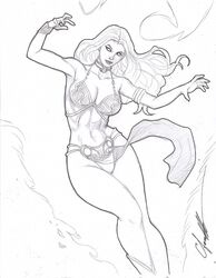  1girls chris_foulkes curvaceous curvy curvy_female curvy_figure female female_only fully_clothed hourglass_figure jean_grey light-skinned_female light_skin marvel marvel_comics phoenix_(x-men) revealing_clothes slave_leia_(cosplay) solo solo_female star_wars straight_hair tagme voluptuous voluptuous_female x-men 