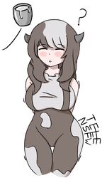  arms arms_behind_back ass big_ass big_breasts big_butt blush breasts cow cow_(dangoheart_animation) cow_(minecraft) cow_ears cow_girl cow_horns cow_humanoid cowgirl dangoheart dangoheart_animation female female_focus gray_clothing gray_hair gray_shirt grey_clothing grey_hair grey_shirt hands_behind_back huge_breasts large_ass large_breasts legs milk milk_bucket minecraft minecraft_anime minecraft_mob propositioning question_mark sfw shirt short_hair shortstack sleeveless sleeveless_shirt suspenders telensfw thick_ass thick_hips thick_legs thick_thighs thighs thighs_large thighs_together 