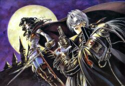  abel_nightroad armor gun megane pantyhose sword thighhighs thores_shibamoto trinity_blood 